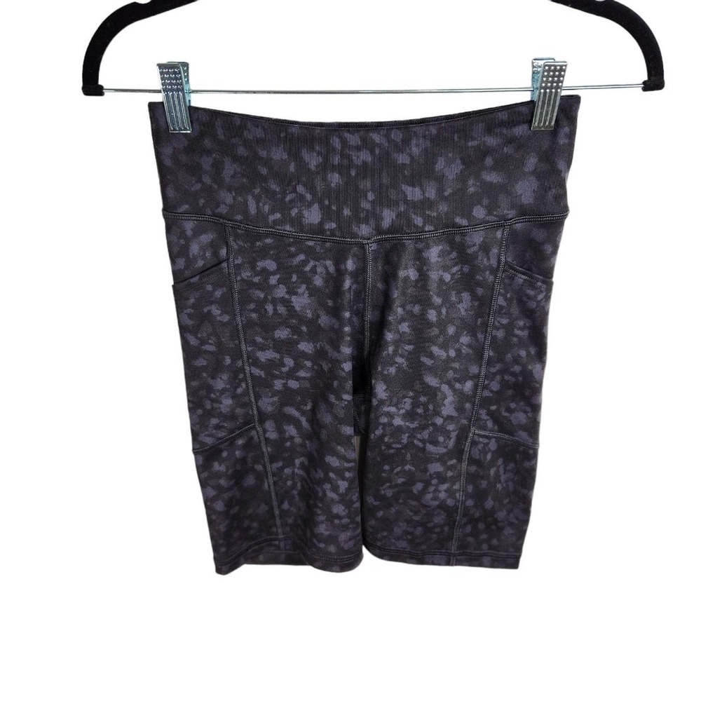 Gap Fit Bike Short‎ Black Leopard Women's XS